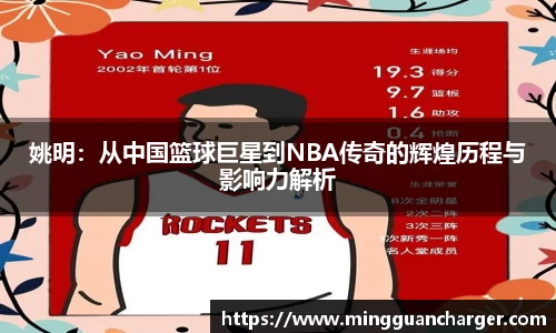 姚明：从中国篮球巨星到NBA传奇的辉煌历程与影响力解析